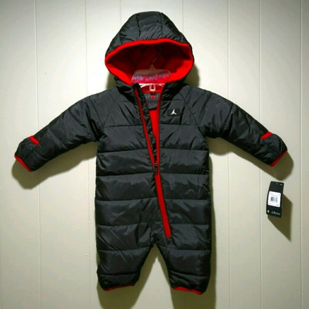 Nike Air Jordan Black Baby Newborn Coat Snow Jacket NEW
